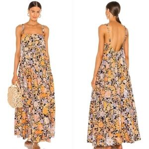 Free People Park Slope Maxi Dress in Dark Combo